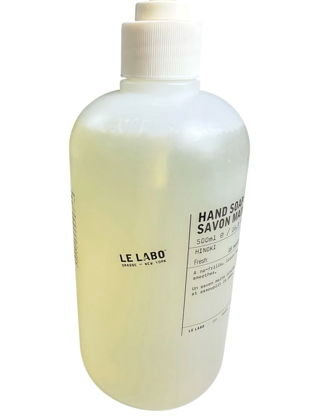 Le Labo Hinoki Hand Soap 16.9 oz 500ml New Luxury Hand Wash Bathroom Decor